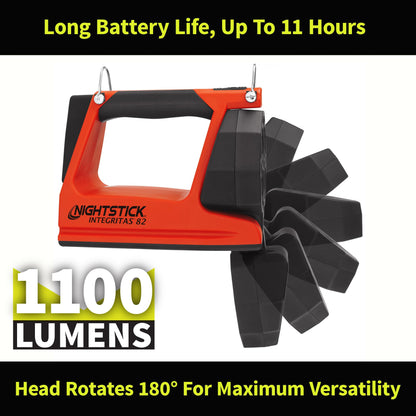 Nightstick XPR-5582RX INTEGRITAS 82 Intrinsically Safe Red Lantern + Nightstick Magnetic Base
