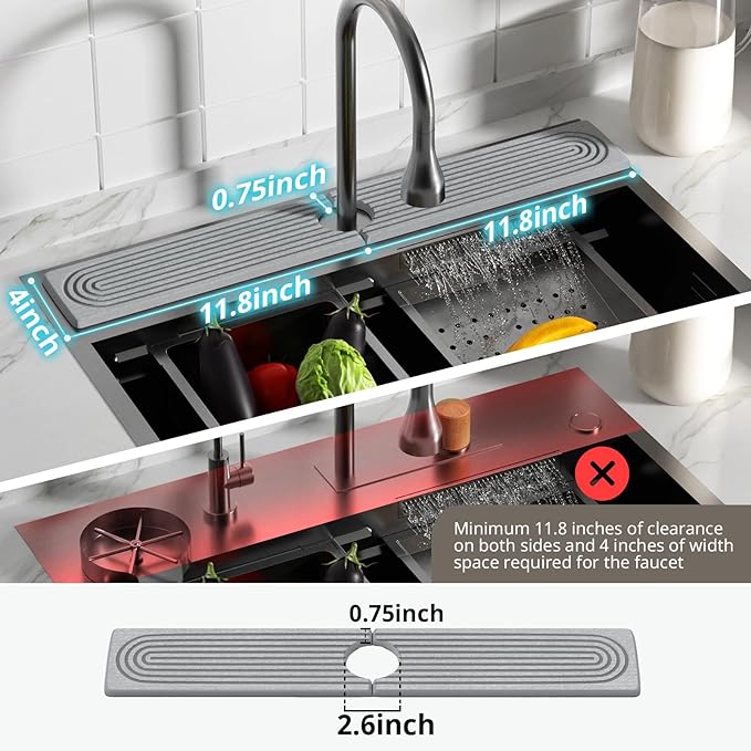 Quick Dry Sink Splash Guard