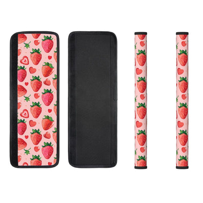 Buyidec Refrigerator Door Handle Covers Love Fruit Strawberry Fridge Handle Cover Washable Dishwasher Microwave Fridge Oven Door Decor Handle Cover Keep Your Kitchen Appliances Clean