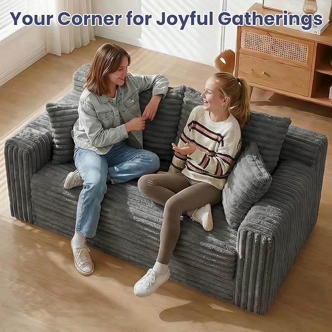 3-in-1 Convertible Sofa Bed: Boneless Loveseat Sleeper & Folding Couch Bed
