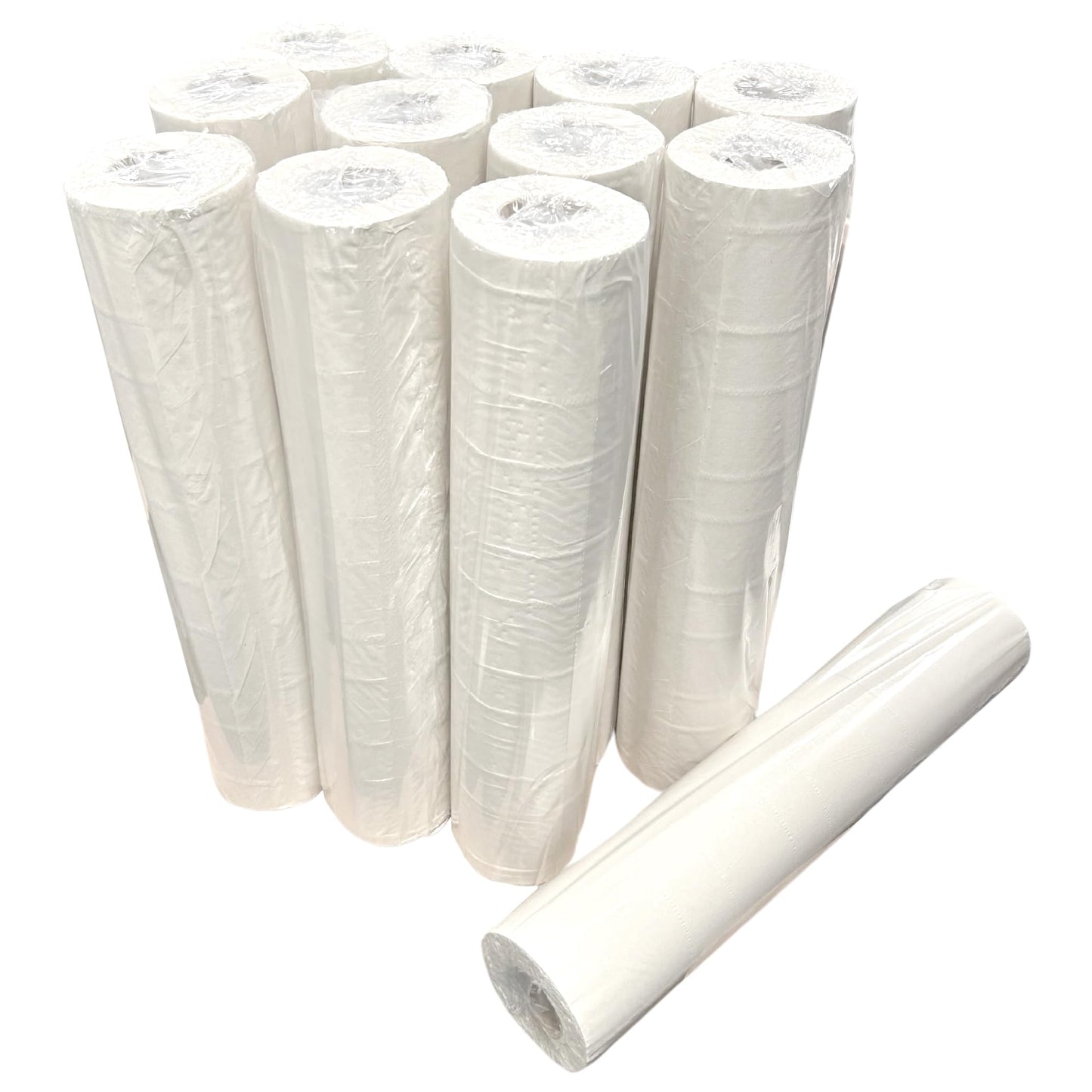 Premium White 20" Couch Roll Hygiene Roll - 40 Metres - 12 Rolls