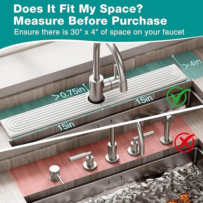 DK177 Faucet Mat for Kitchen Sink
