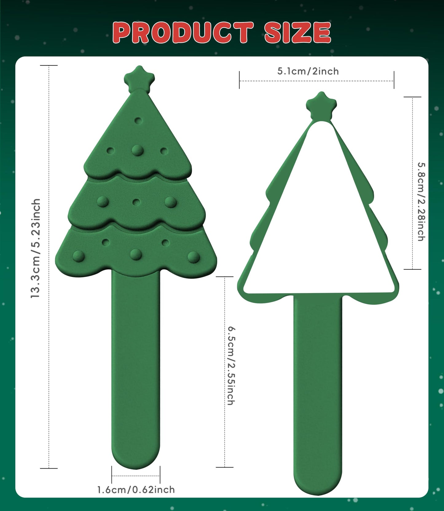 Nearockle 6 Pack Christmas Stocking Holders Garland Hangers for Mantle, Freely Bendable Adjustable Silicone Mantle Hangers, Counter Tables Window Fireplace Decoration (Green)