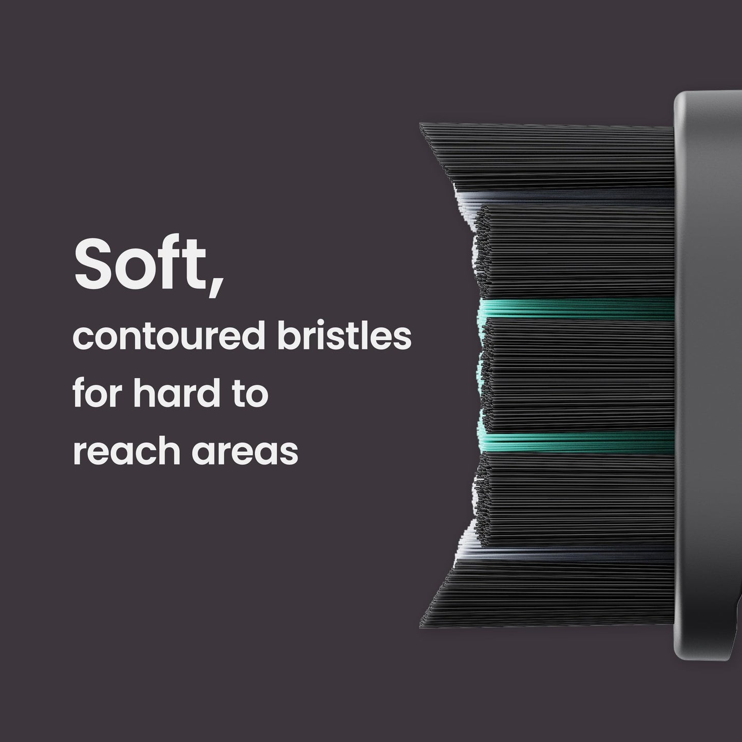 Quip Ultra Next Generation Smart Toothbrush - Timed Electric Toothbrush with Case - Replaceable Brush Head, Soft Bristles, Silicone Handle, 30-Day Battery Life - Travel Toothbrush - Dusk