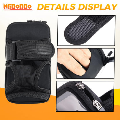 Phone Holder for Running, Wristbands and Forearm Phone Holder Compatible with iPhone 16/15/14/13/12/11 Plus Pro Max,for Ridding Jogging Running, Mobile Phone Armband Wrist Strap Bags Up to 6.9"