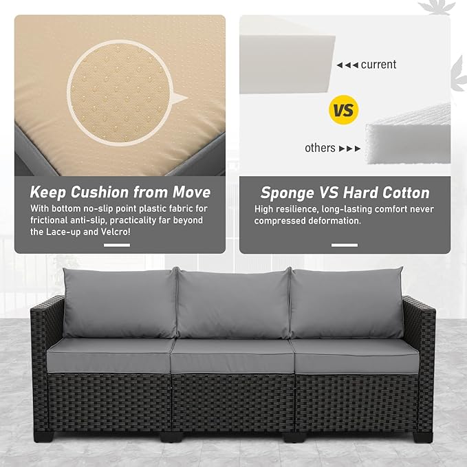 Rattan Star Patio Furniture Outdoor Couch Wicker Outdoor Furniture Patio Couch