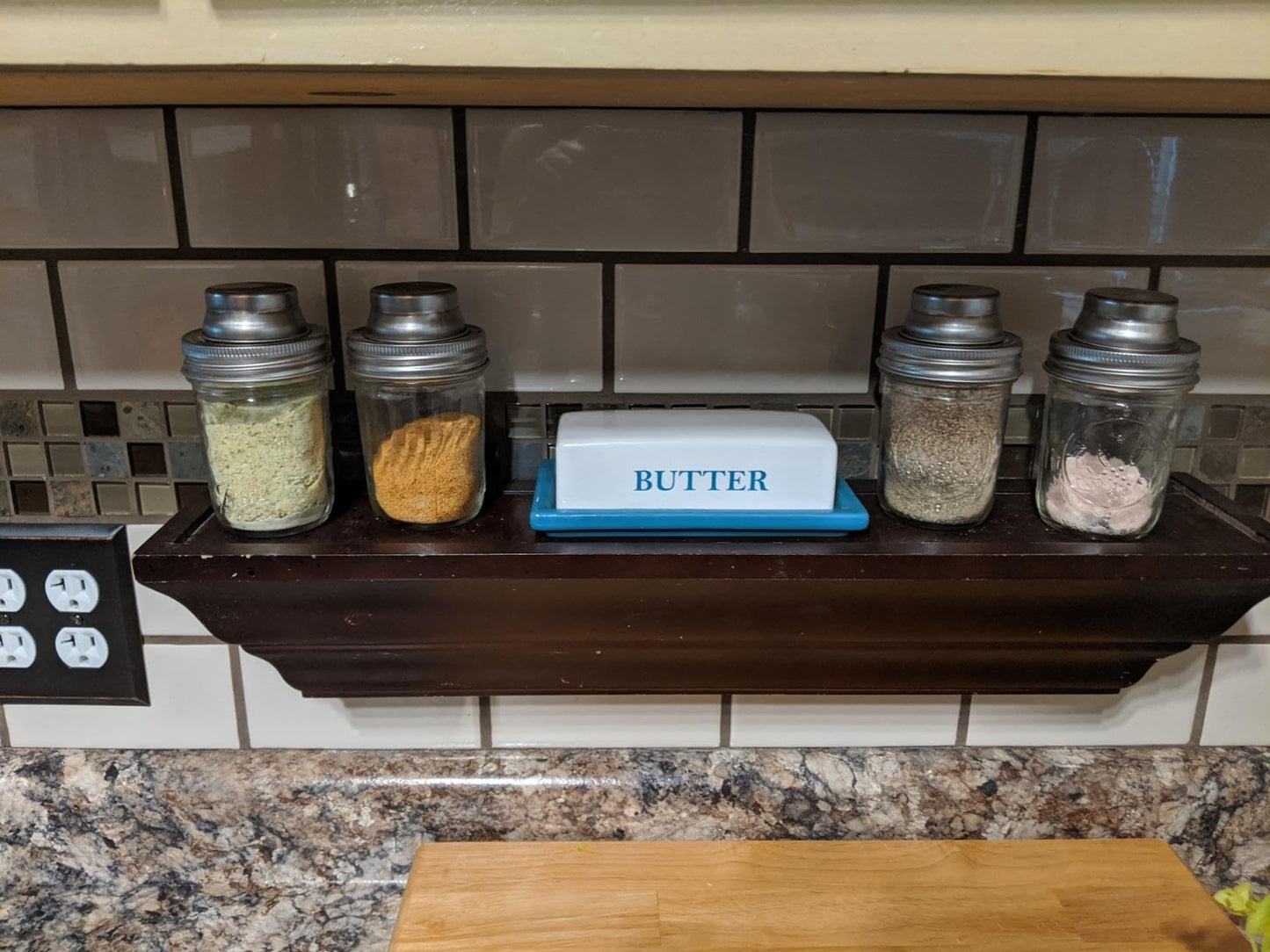 Stainless Steel Mason Jar Shaker Lids with Silicone Seals for Dredge Flour, Mix Spices, Sugar, Salt, Peppers - Fits Regular Mouth Mason Jars (4)