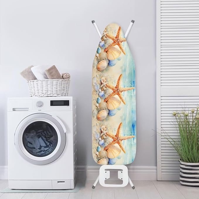 Sprowallow Starfish Shell Ironing Board Cover and Pad 54x15 Iron Board -15x 54