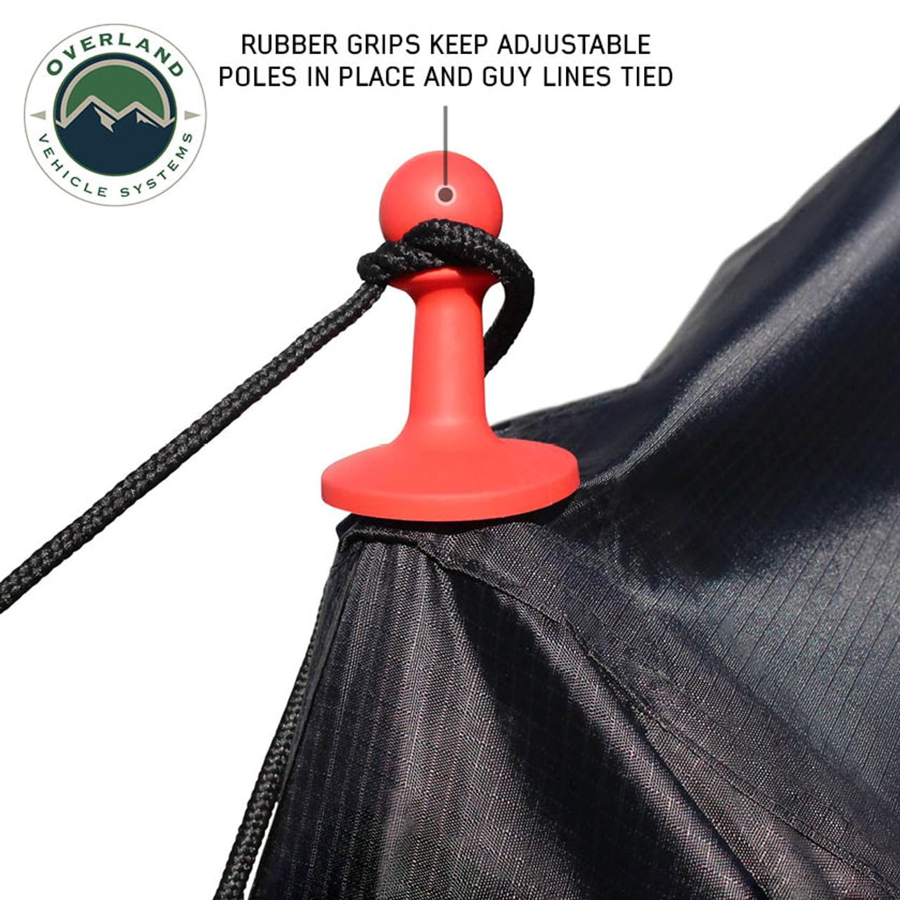 Overland Vehicle Systems XD Everest Annex Room Roof Top Tent Extension - Black Body Grey Trim (XD Everest Annex Room 2 Person)