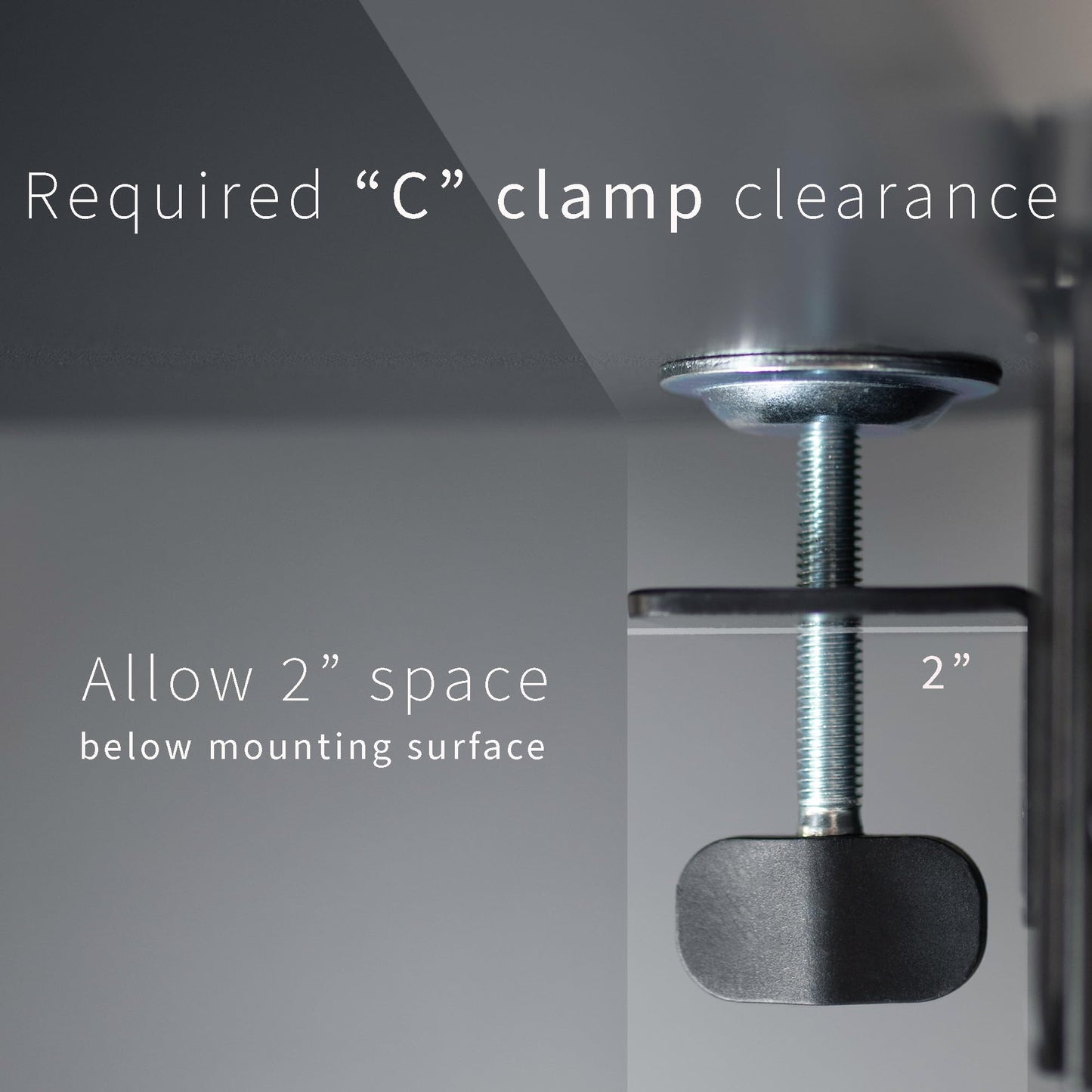 VIVO Clamp-on 6 x 9 inch (11 Including Clamps) Desk Extender, Wrist Support, Armrest Tray, Table Mount for Sit Stand Desks, Black, DESK-EXT09