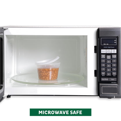 Freshware Food Storage Containers [36 Set] 16 oz Plastic Deli Containers with Lids,Slime,Soup,Meal Prep-Containers | BPA Free | Stackable-| Leakproof-| Microwave/Dishwasher/Freezer Safe,(Pack of 10)
