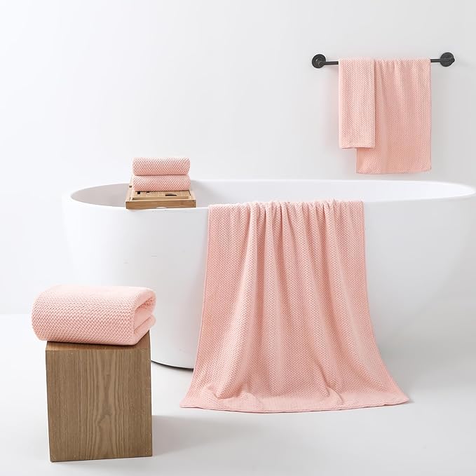 REDKISS Pink Towel Set of 8
