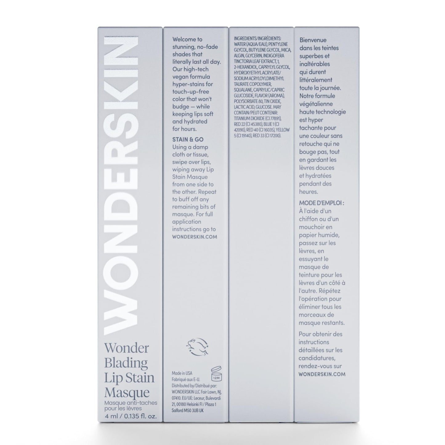 Wonderskin Wonder Blading All Day Lip Stain Peel Off Masque - Long Lasting, Waterproof and Transfer Proof Nude Lip Tint, Matte Finish Peel Off Makeup (Whimsical Masque)