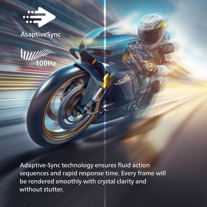 Philips 221V8LB 22 inch Class Thin Full HD (1920 x 1080) Monitor, 100Hz Refresh Rate, VESA, HDMI x1, VGA x1, LowBlue Mode, Adaptive Sync, 4 Year Advance Replacement Warranty