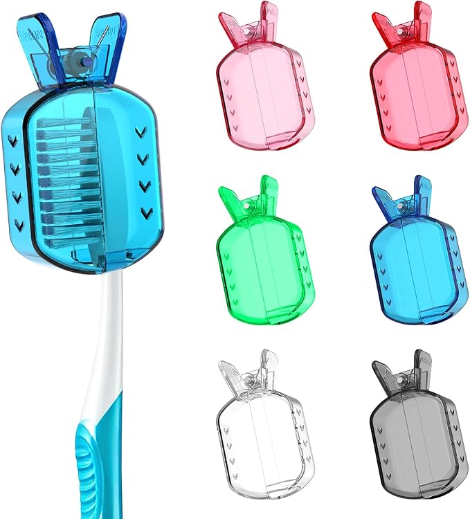 Toothbrush Covers Caps, Clip-On Toothbrush Protector