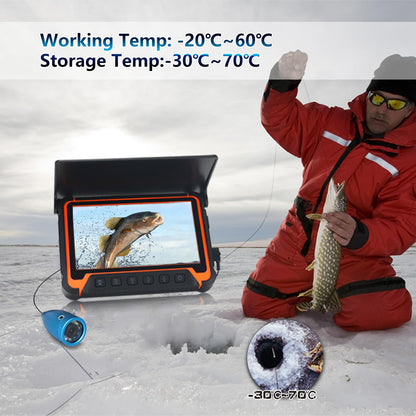 Gatebig Portable Fish Finders,Underwater Fishing Camera with 7''IPS Screen,1000TVL Ice Fishing Camera with 12pcs Infrared Lights,6H Battery,USB-C Charging,49FT/15M Cable for Lake Boat Ice Fishing
