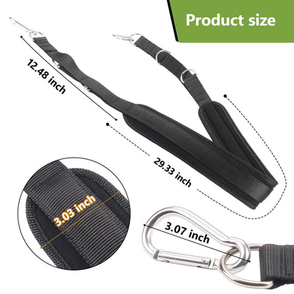 Adjustable Leg Press Rowing Belt Strap for Bowflex Pr1000 & Most Home Gym Leg Attachment Replacement