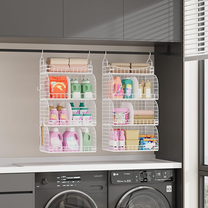 SWTYMIKI Hanging Closet Organizer Storage