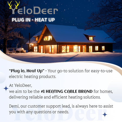 Self-Adhesive Peel and Stick Uncoupling Membrane Roll YeloDeer, Heating Floor Waterproofing Underlayment and Crack Prevention Membrane 108 Sq. Ft.