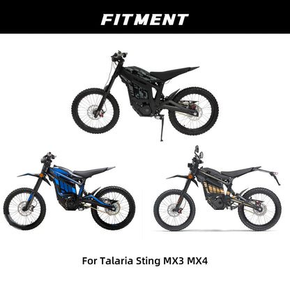 CHANGCHENG Motorcycle Foot Pedal Brackets Talaria Six Positions Rest Bracket Brace Support Adjustable for Talaria Sting MX3 MX4 Electric Dirt Bike Black