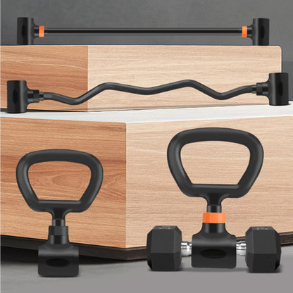 Portable Kettlebell Adapter Kettlebell Grip Handle Attachment Dumbbell to Converter Fitness Tool Enduring Fitness Weightlifting Bodybuilding Attachment
