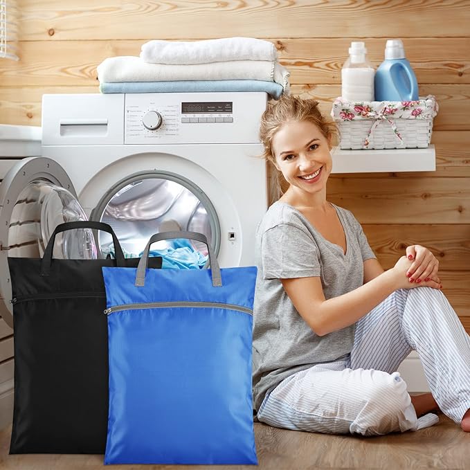 2 Pcs Travel Laundry Bags Waterproof