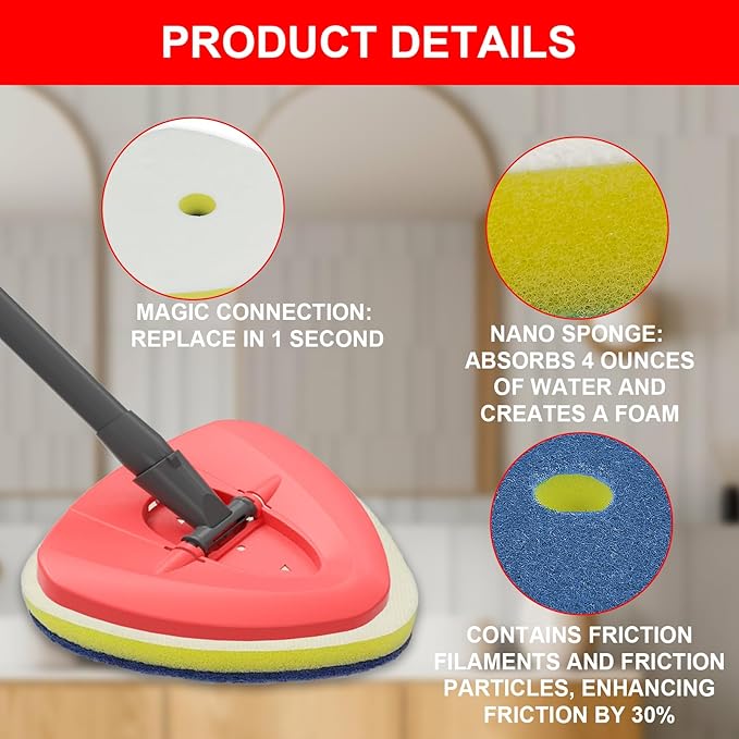 Spin Mop Replacement Head Compatible