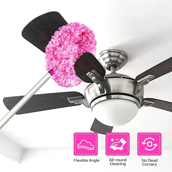 Ceiling Fan Cleaner Duster Reusable Microfiber Ceiling Fan Blade Cleaner