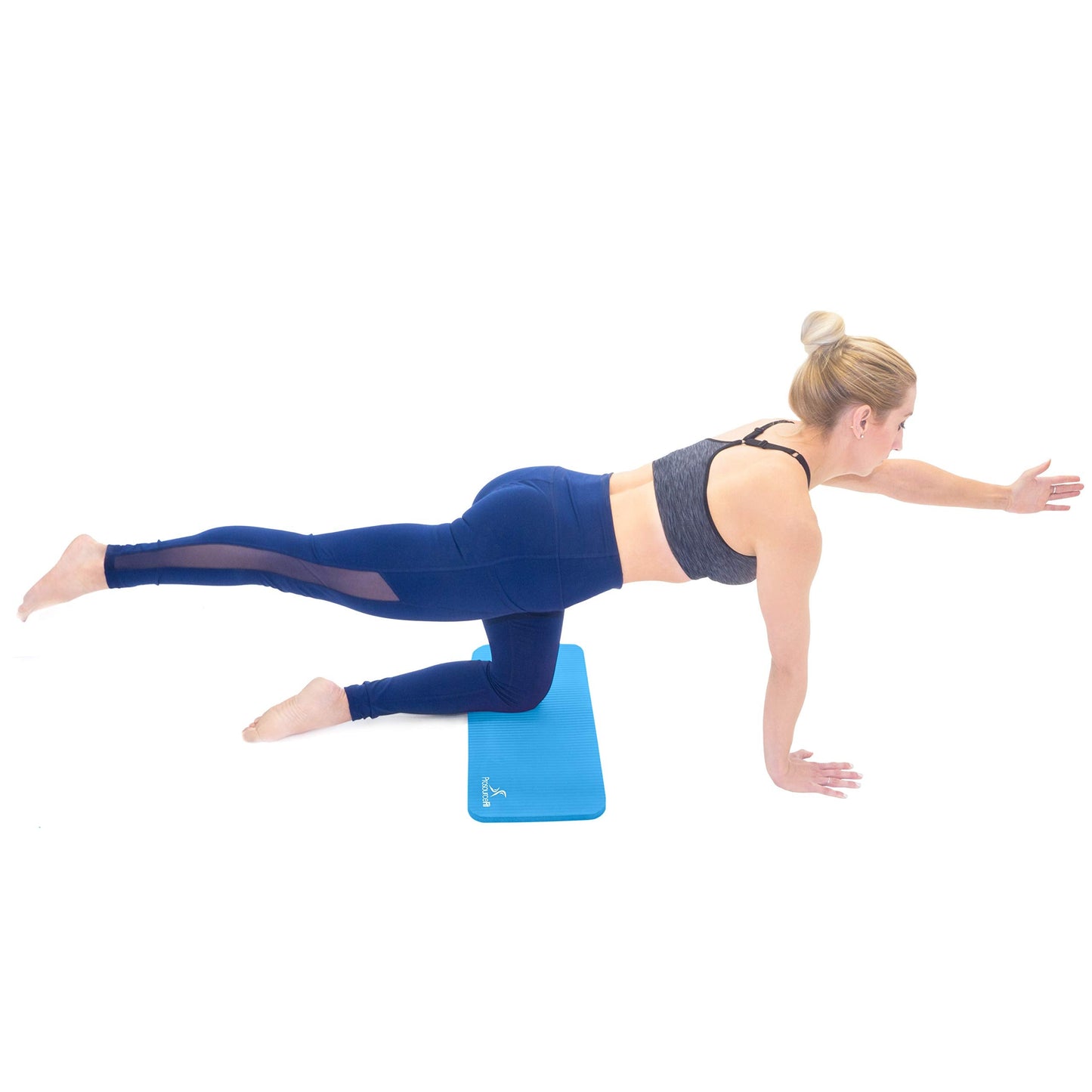 ProsourceFit Extra Thick Yoga Knee Pad and Elbow Cushion 15mm (5/8”) Fits Standard Mats for Pain Free Joints in Yoga, Pilates, Floor Workouts