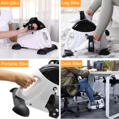 MOMODA Pedal Exerciser Under Desk Exercise Bike for Leg and Arm Cycling and Recovery Exercise