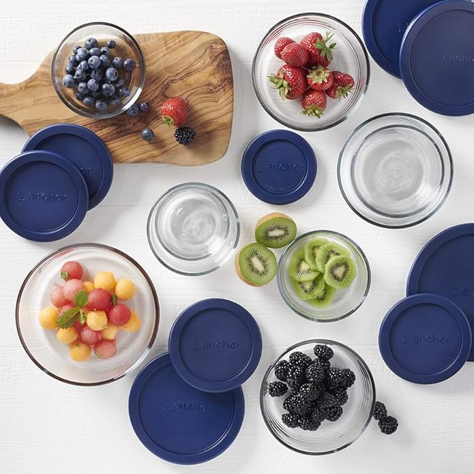 Anchor Hocking 18 Piece Glass Storage Containers