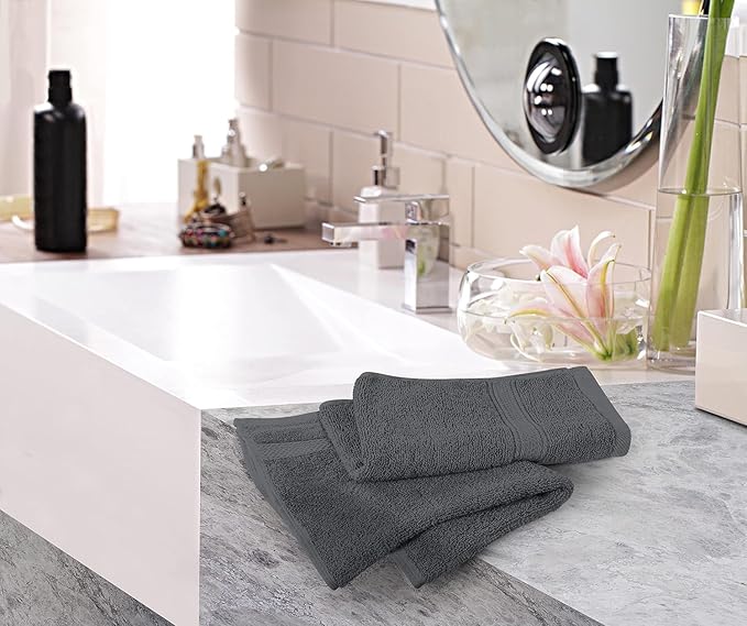 Utopia Towels 6 Pack Premium Hand Towels Set, 16 by 28 inches, 100% Ring Spun