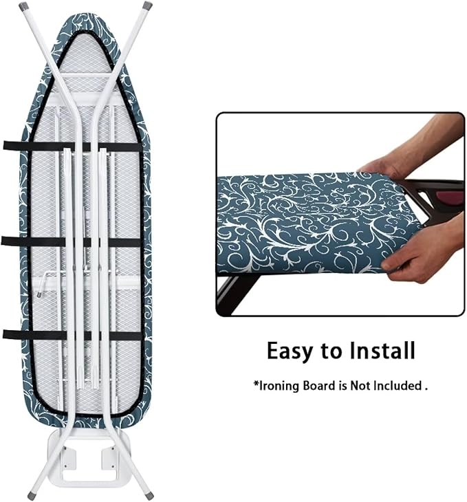ZDCUSTOM Ironing Board Cover Resist Scorching and Staining Tabletop Ironing