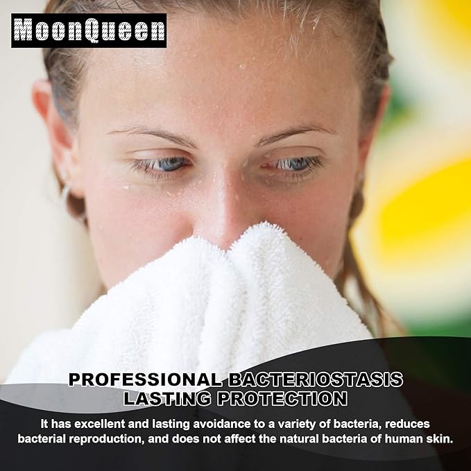 MOONQUEEN Microfiber Facial Cloths Fast Drying Washcloth 24 Pack
