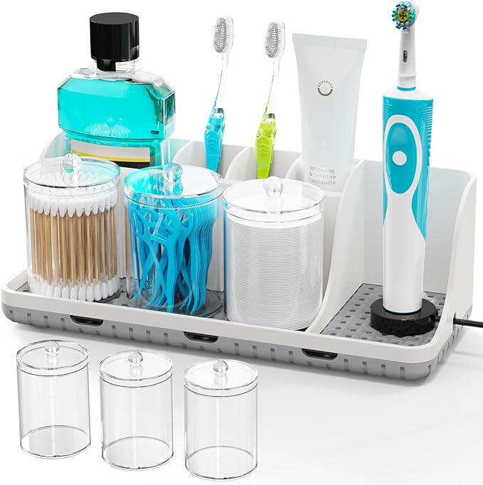 Bathroom Counter Organizers and Storage, Toothbrush Holders