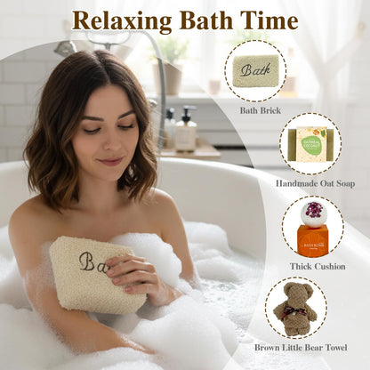 LUVTRACE Self Care Giftst for Women Spa Gift Baske Box with Blanket, Candle, Bath Salt & Tumbler — Birthday, Get Well Soon, Thinking of You, Christmas Gifts (Orange)