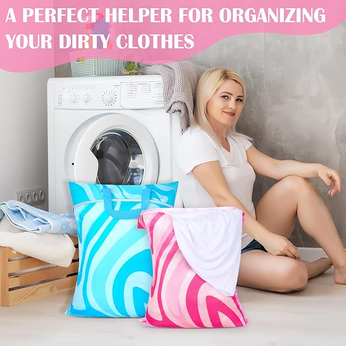 2 Pcs Large Travel Laundry Bags