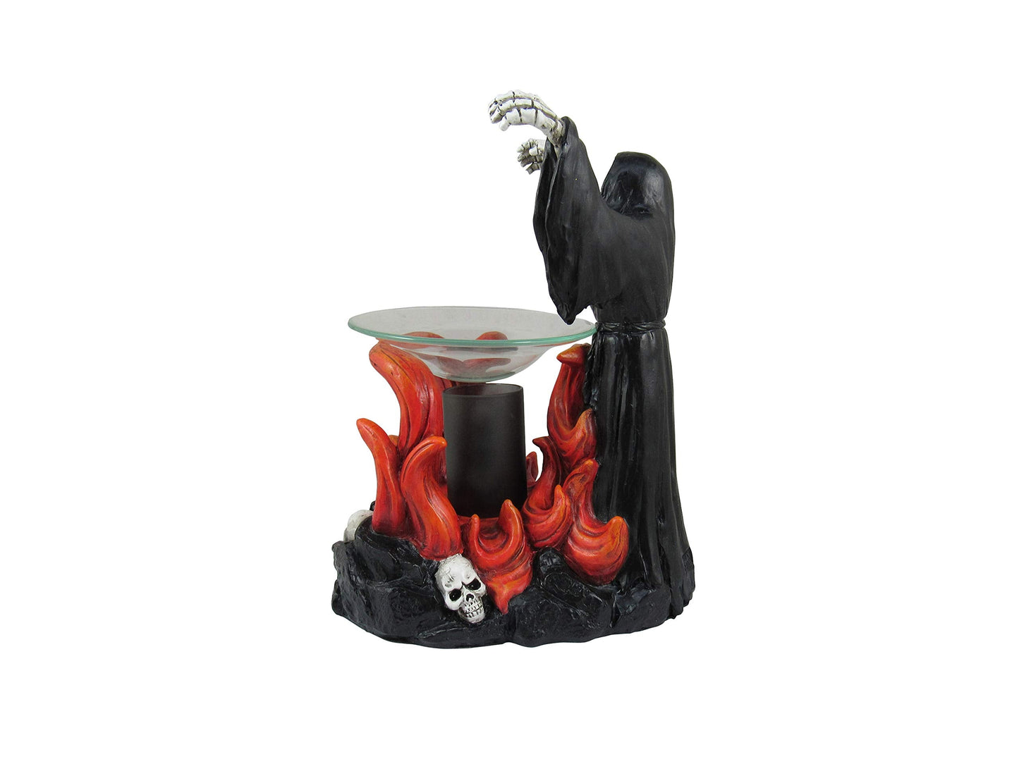 DWK "Dark Summoner Grim Reaper Decorative Electric Wax Warmer | Home Fragrance Products for Your Home Office | Wax Warmer for Scented Wax Melts | Gothic Decor Home Accents - 8"