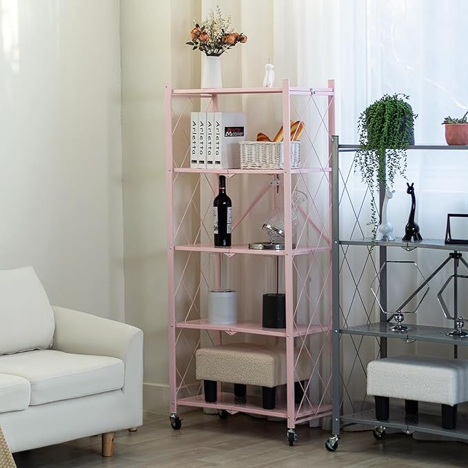 BRIAN & DANY 5-Tier Foldable Storage Shelves