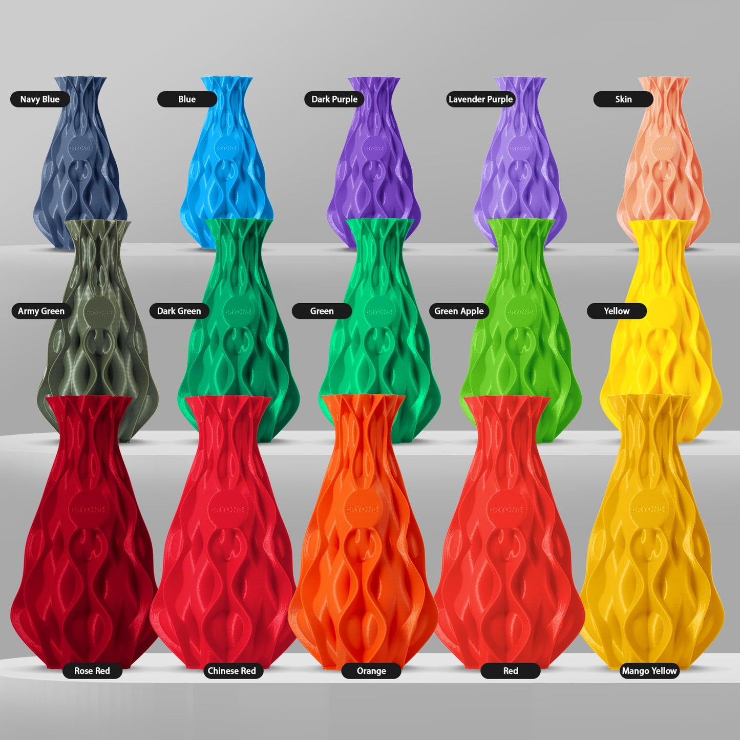ERYONE PLA Filament 1.75mm, 3D Printer Filament PLA, Dimensional Accuracy +/-0.03mm, 1kg 1 Spool(2.2lbs),Orange