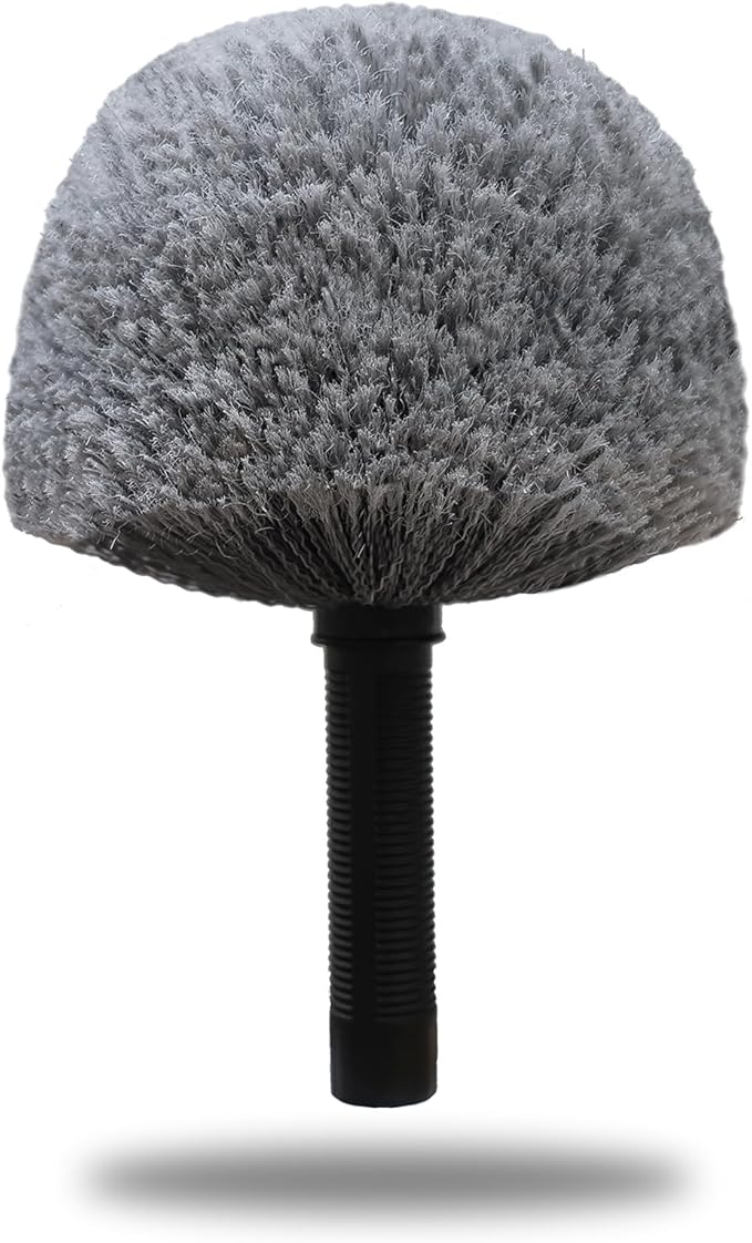 Grey Corner Cobweb Duster Head Brush