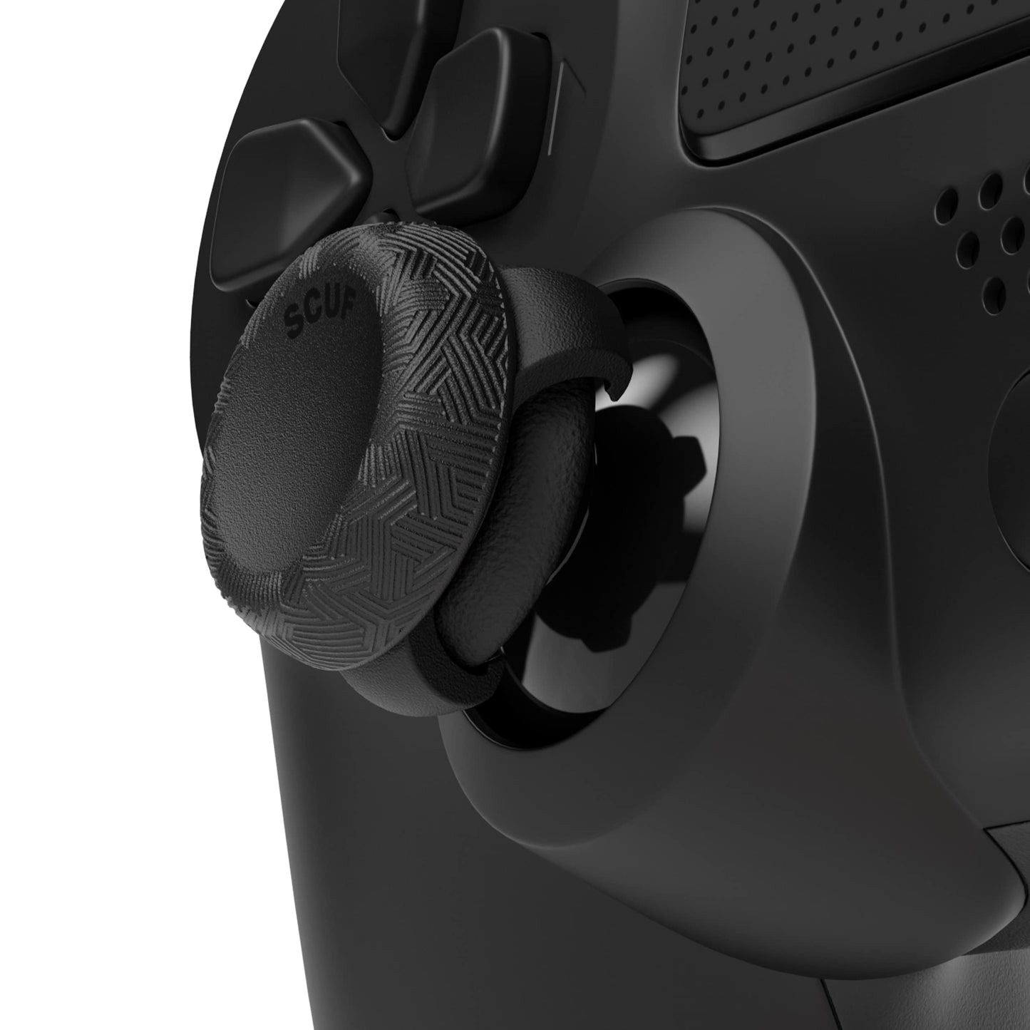 SCUF Control Thumbstick Grips - 4 Pack with 2 Bases - Tactic - Joystick Thumb Grips For Xbox One and Xbox Series X & S, PS4, PS5, Nintendo Switch Pro Controller - Black