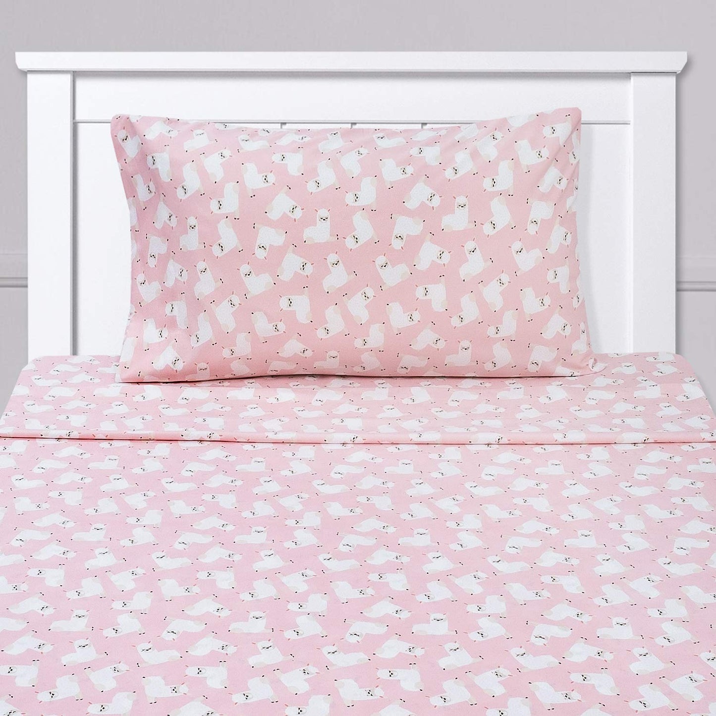 1500 Supreme Kids Bed Sheet Collection - Fun Colorful and Comfortable Boys and Girls Toddler Sheet Sets - Deep Pocket Wrinkle Free Soft and Cozy Bedding - Twin XL, Llamas