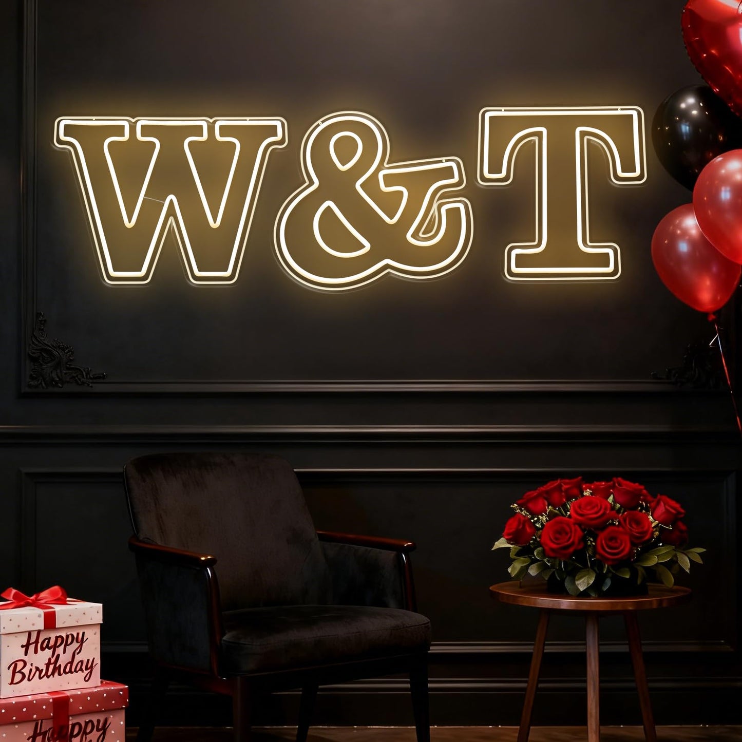 RumonZS Light Up Letters & LED Letters Lights Neon Sign 26 Alphabet 12.2"Decorative Lighted Alphabet for Wedding Party Birthday Bar Christmas Home Decor Letter Lights (Warm White)