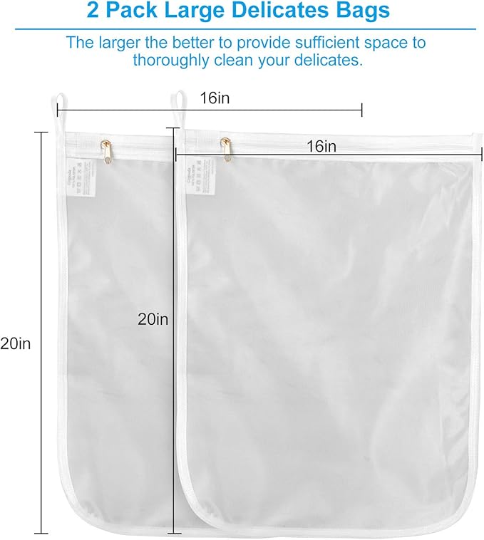 GOGOODA Delicates Laundry Bags, Fine Mesh Wash Bag