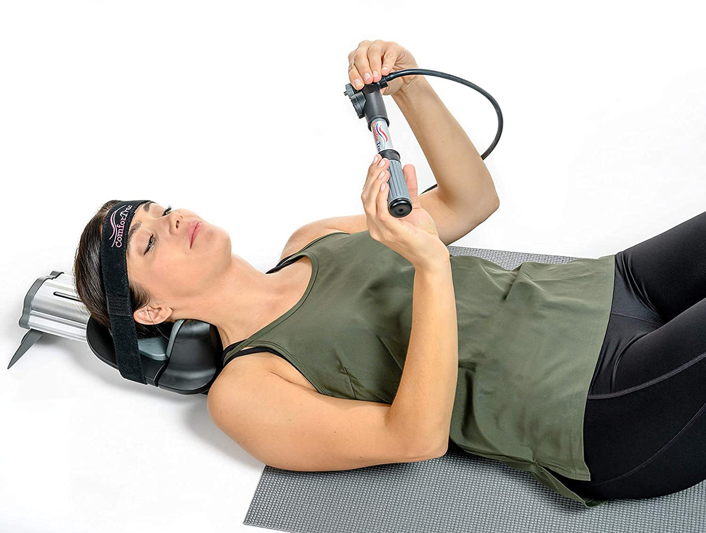 ComforTrac-Deluxe Home Cervical Traction Kit 2.0, Neck Therapy, Discomfort Relief, Relieve Cervicalgia, Degeneration of Disc, Spondylosis, and More, Carrying Case Included