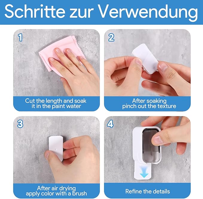 4 PCS Toothbrush Holder Wall Mounted