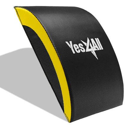 Yes4All Ab Exercise Mat Tailbone & No Tailbone, Foldable Abdominal Sit Up Support Pad, Abs Workout Equipment for Core Training and Lower Back
