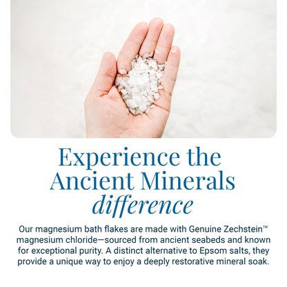 Ancient Minerals Magnesium Chloride Bath Flakes,3.6kg