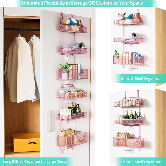 HapiRm Over Door Organizer Storage